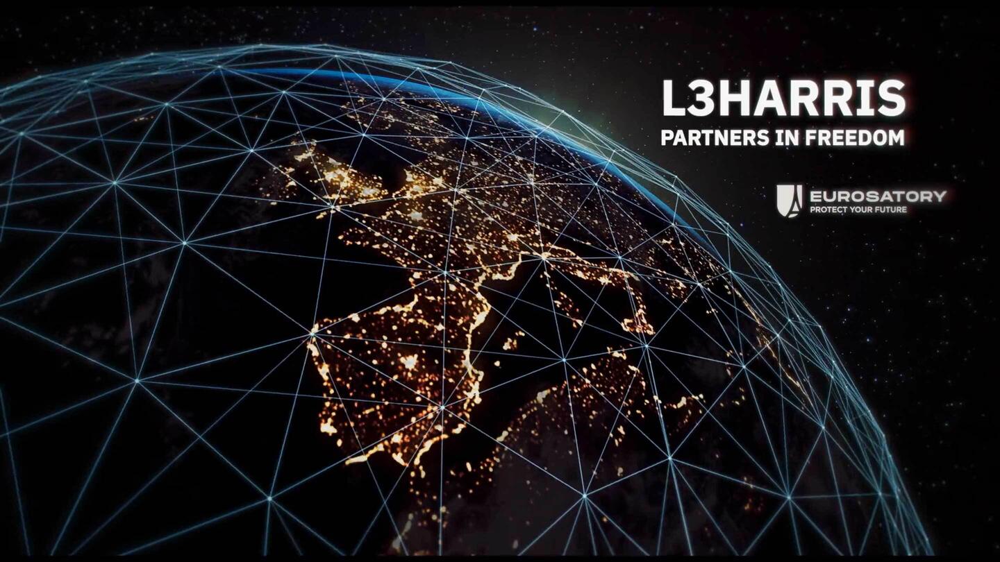 Earth with lighted countries