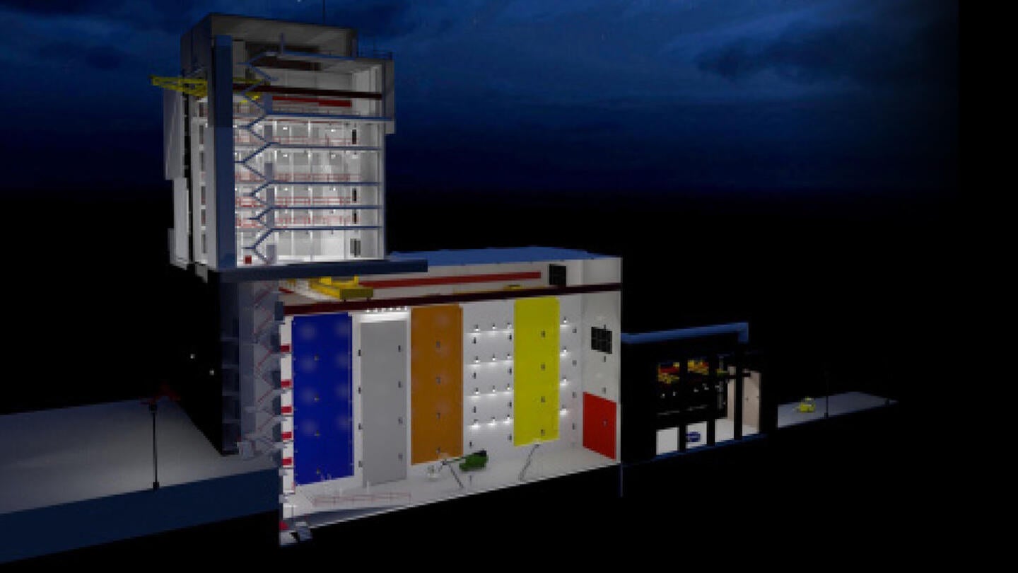 L3Harris Satellite and Payload Processing Spaceport render