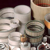 Piezoelectric Shapes, Cylinders and Hemispheres