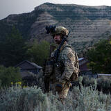 Soldier with Next Generation Command and Control (NGC2)
