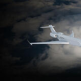 L3Harris graphic render AERIS X aircraft in sky thumbnail