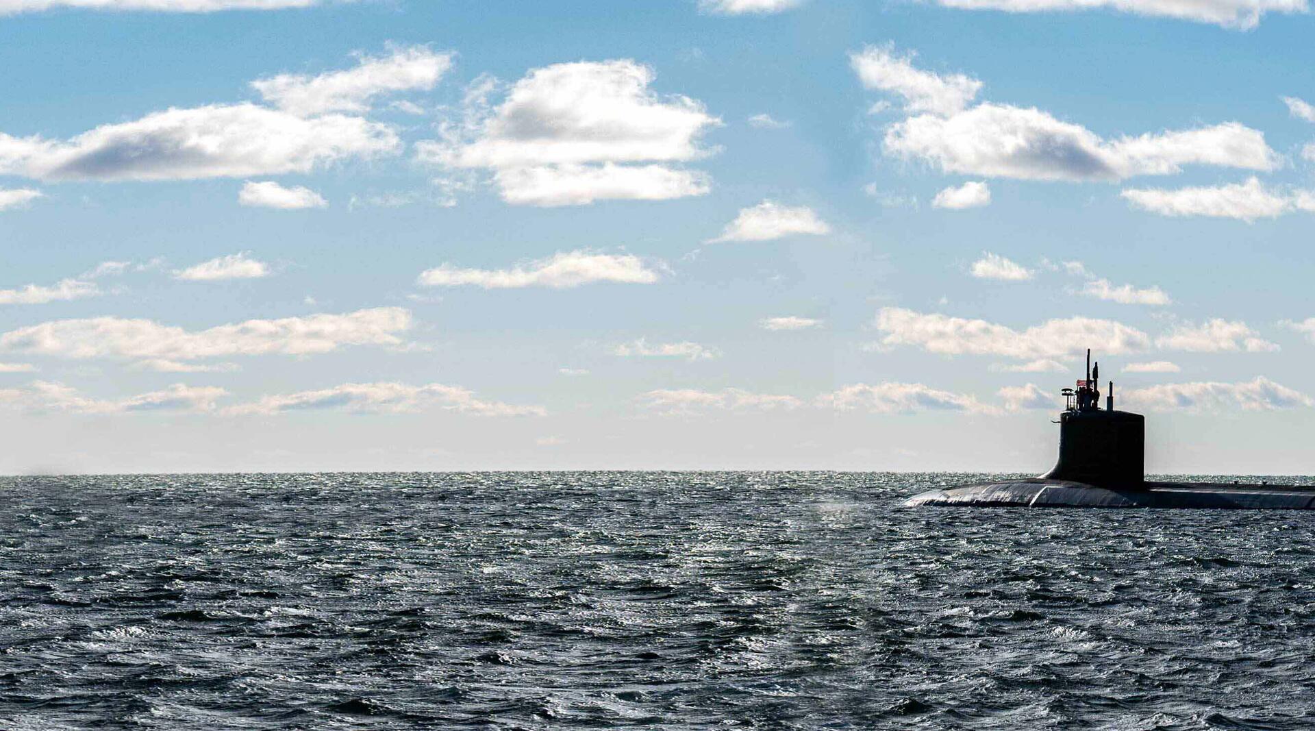submarine at sea