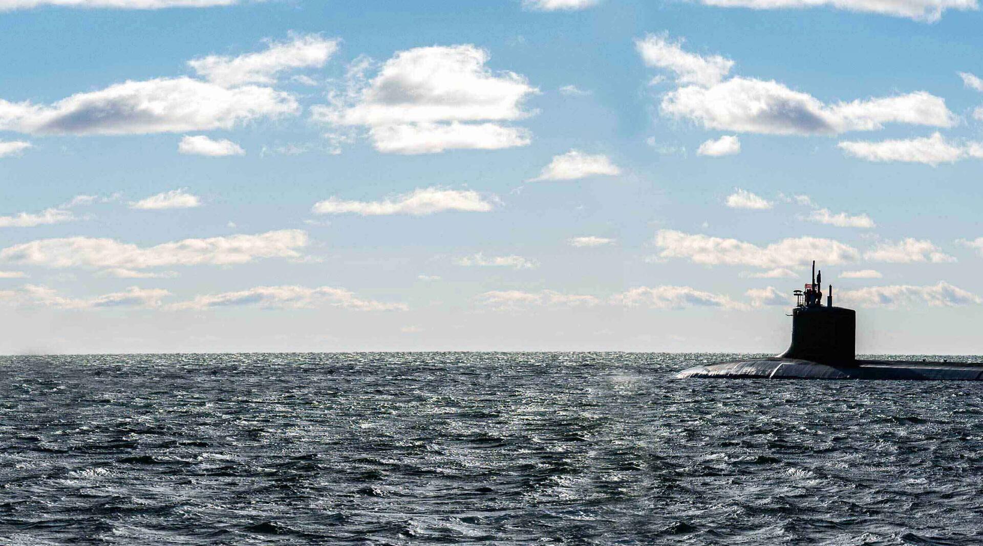 submarine at sea