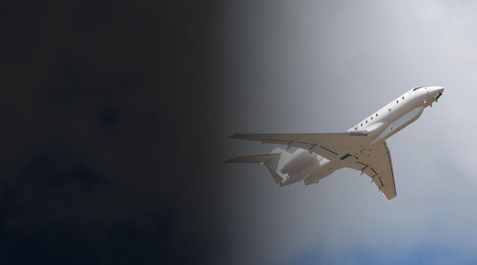 L3Harris' Army’s Theater Level High-Altitude Expeditionary Next Airborne ISR Radar (ATHENA-R) program aircraft in flight with cloudy skies around it