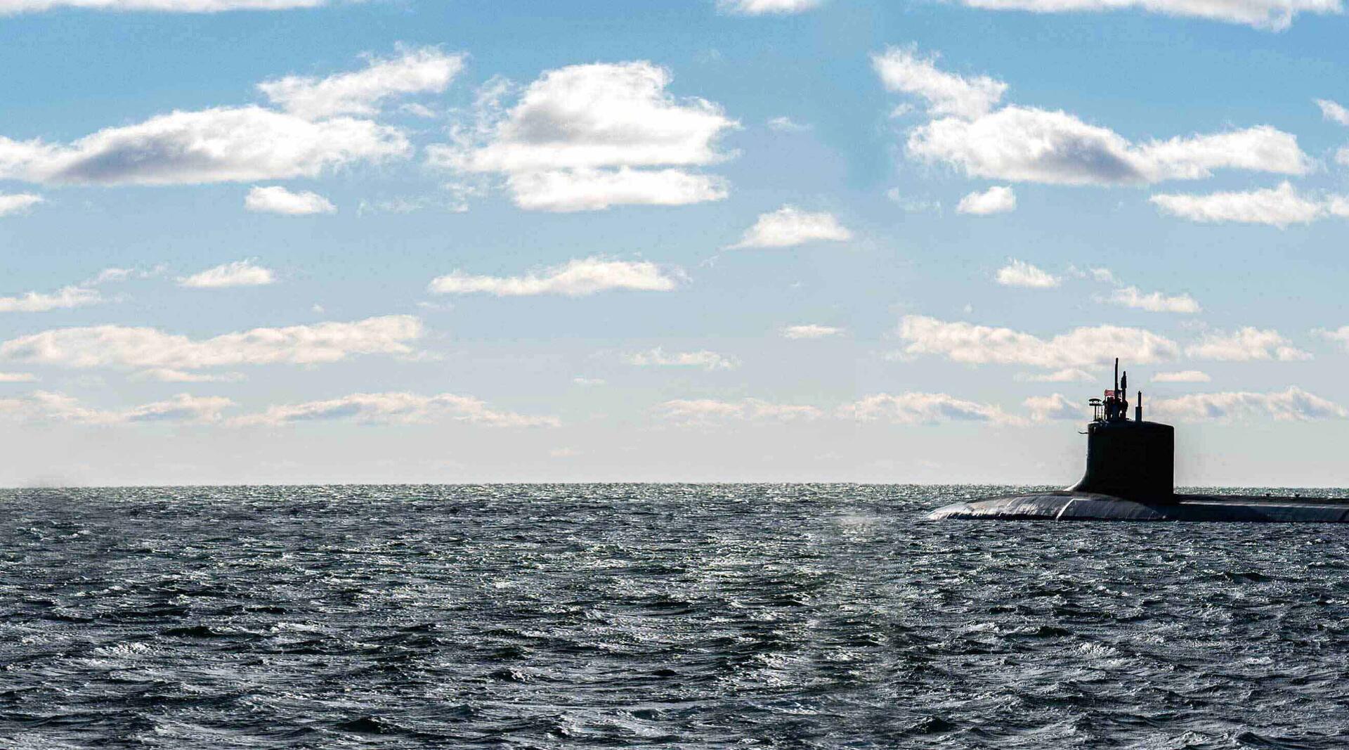 submarine at sea