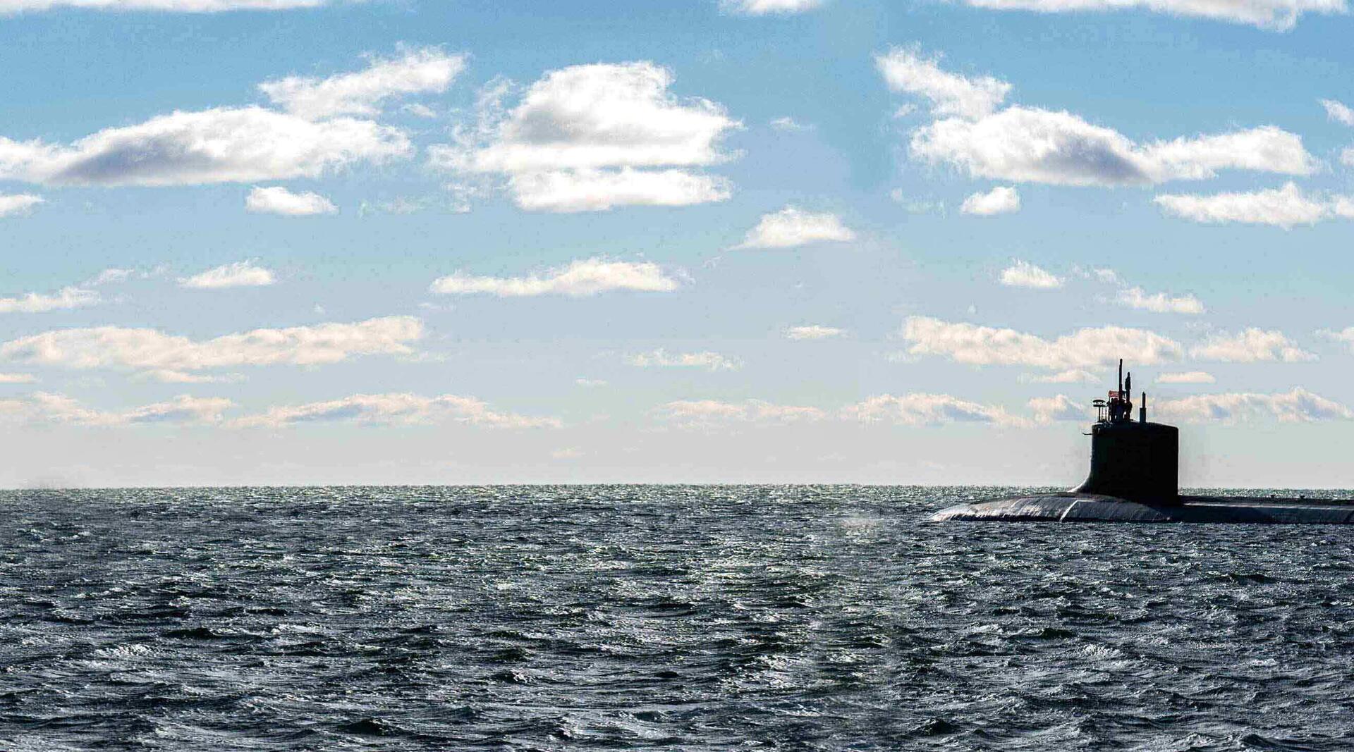 submarine at sea