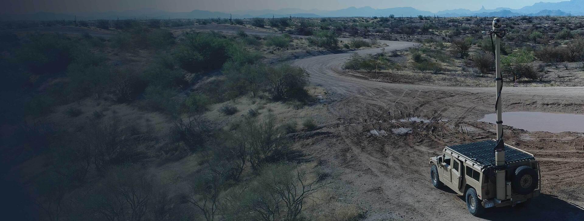 L3Harris WESCAM MX™-RSTA on humvee