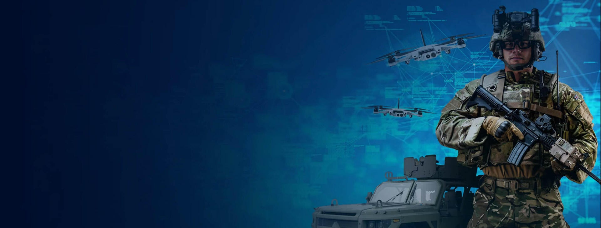 Soldier with integrated C5ISR technologies