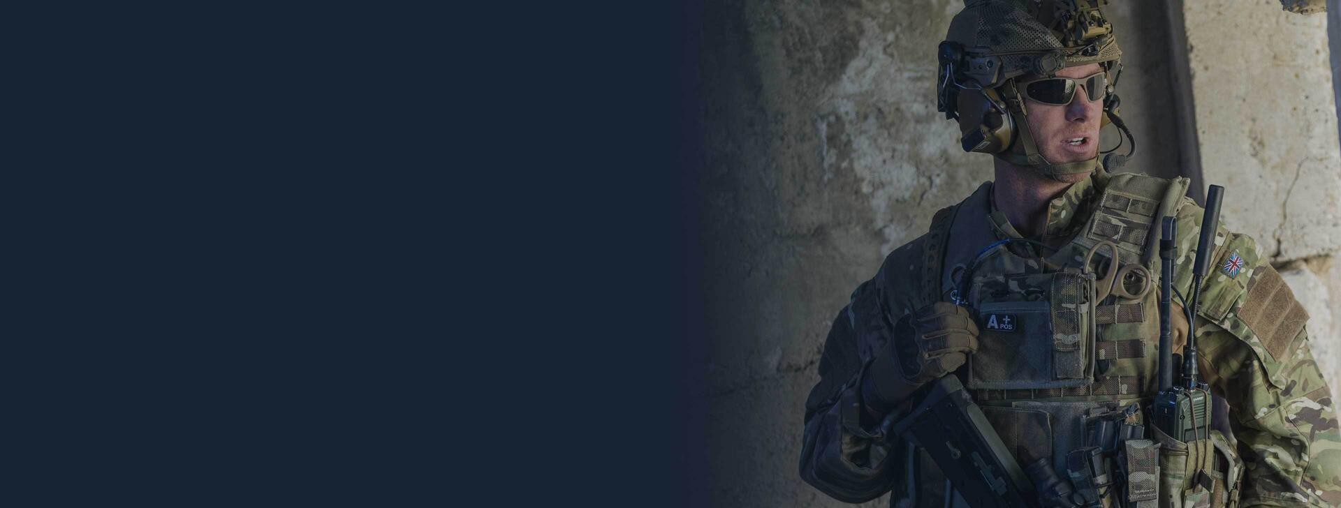 Tactical Communications UK Soldier