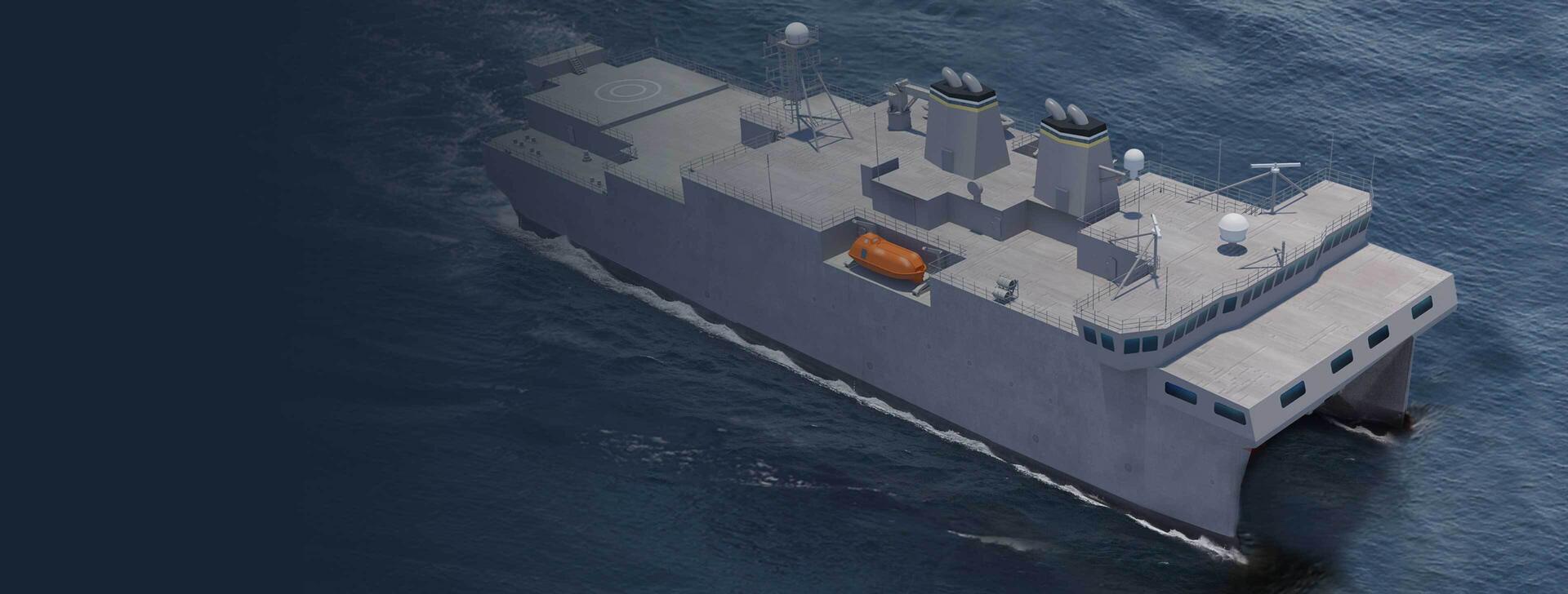 TAGOS ships are ocean surveillance vessels that collect acoustic data to support the Navy's anti-submarine warfare operations, essential for maintaining strategic deterrence and operational awareness in the world's oceans. (Image Credit: Austal USA)