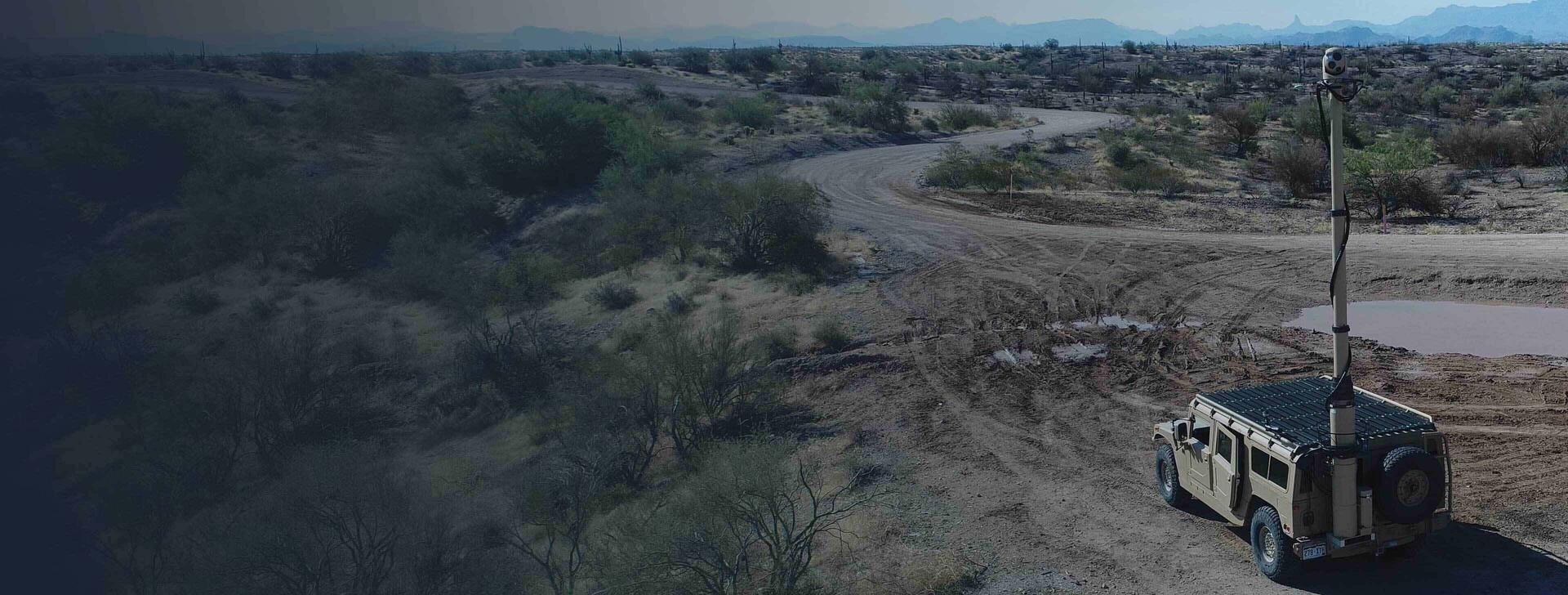 L3Harris WESCAM MX™-RSTA on humvee