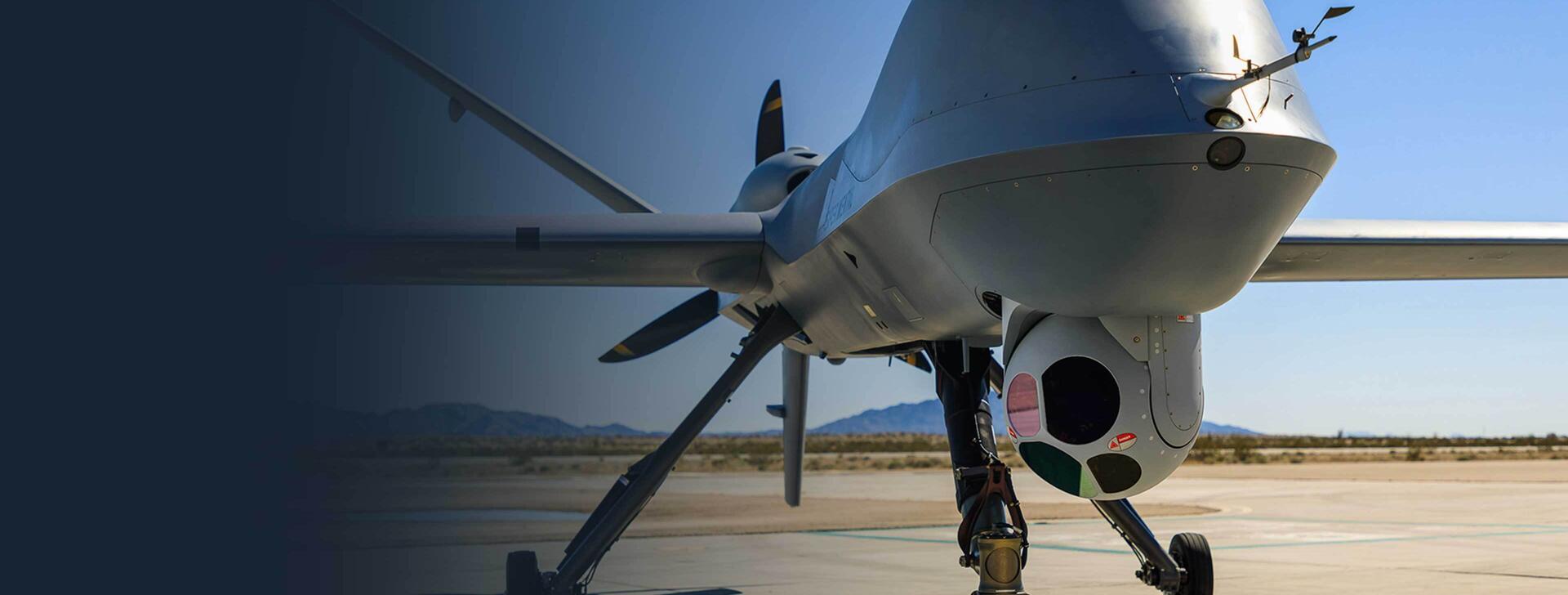 WESCAM MX™ series electro-optical and infrared surveillance and targeting on FVR-90 UAV
