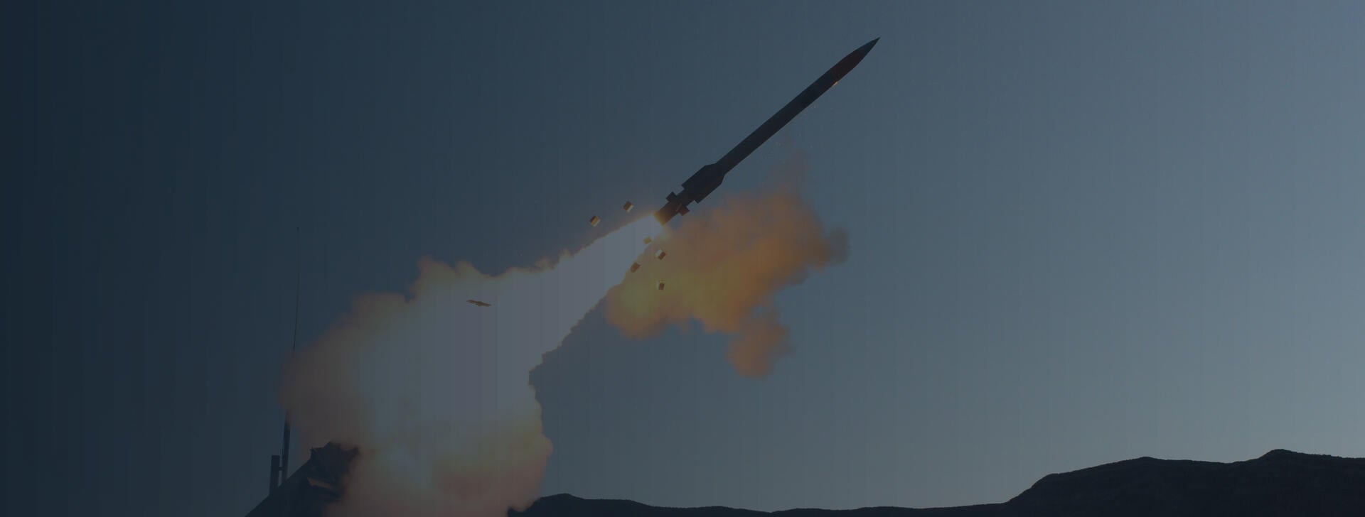PAC-3 fires from launcher