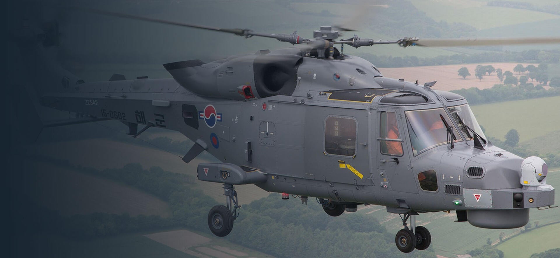 South Korean Helicopter in flight