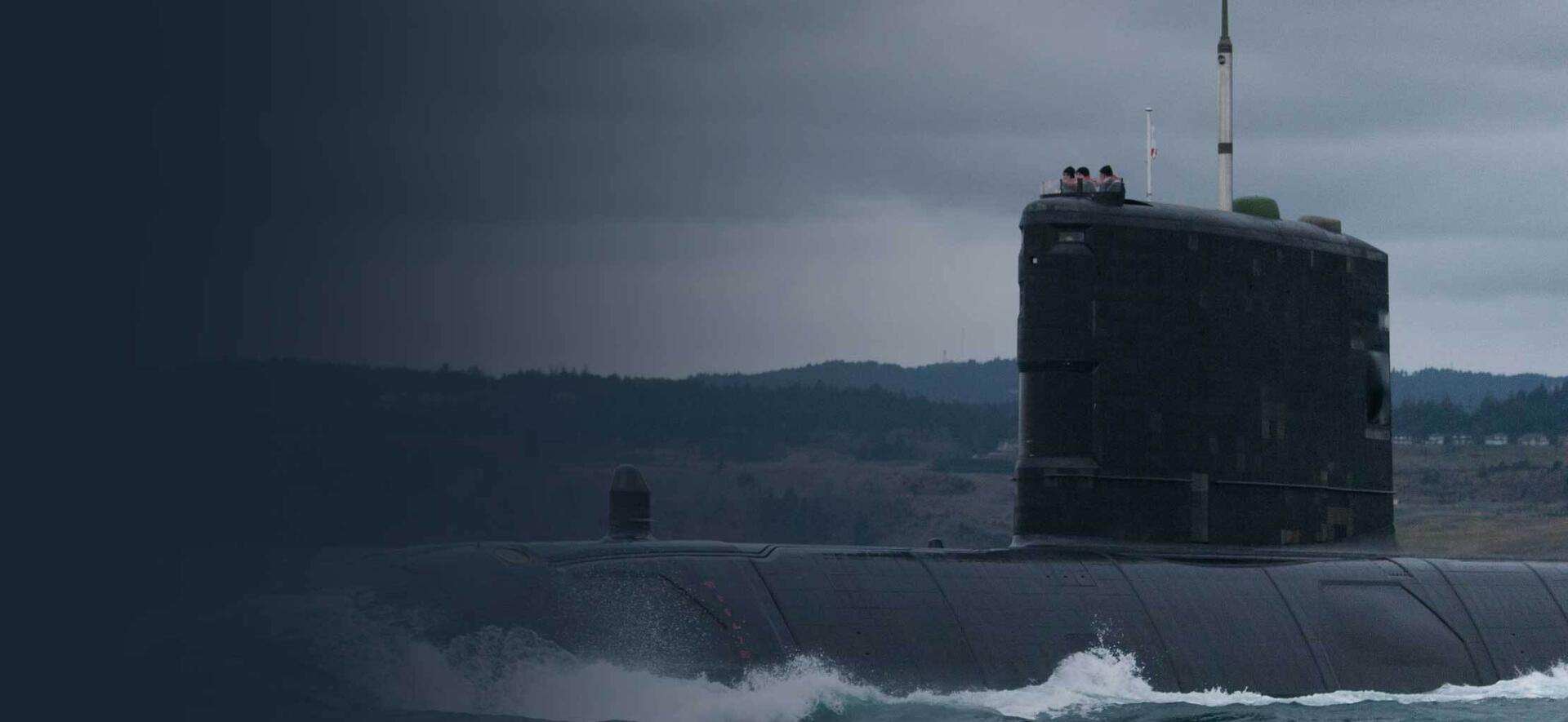 submarine at sea