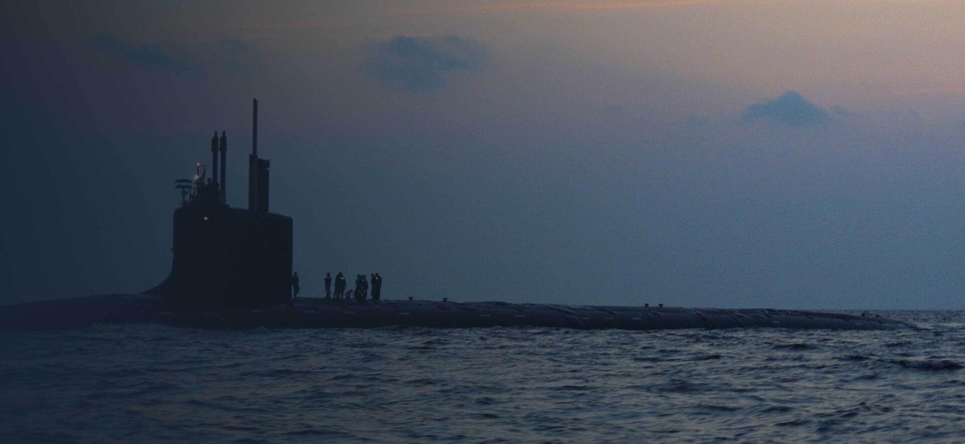 submarine at sea