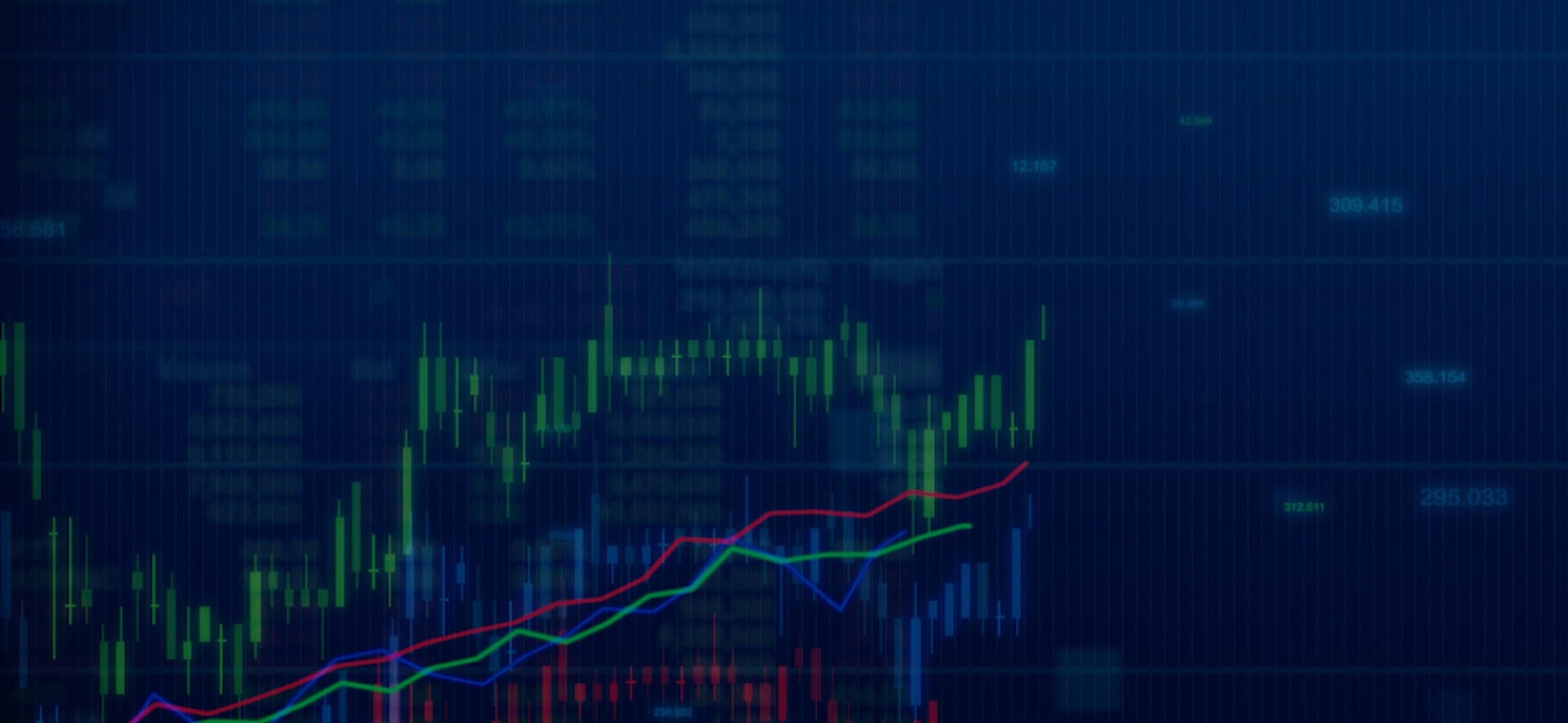 Stock market graphic