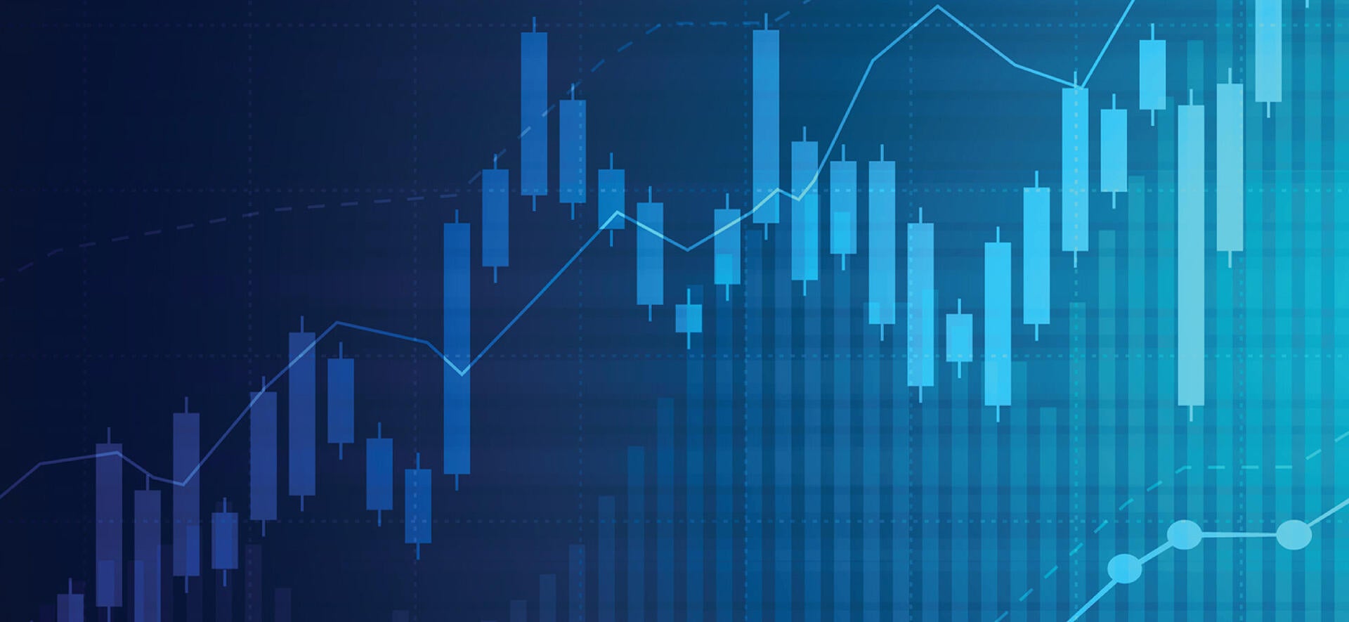 Background image of stocks