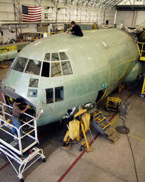 Maintaining a C-130