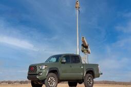 L3Harris's VAMPIRE full system is mounted on a vehicle.