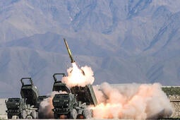 Aerojet Rocketdyne is the only company that produces both composite-case and steel-case solid rocket motors for the GMLRS. (Photo credit: U.S. Army)