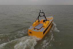 Unmanned Vessel at Sea