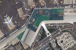 Geospatial Satellite Imagery - Aerial of an airport