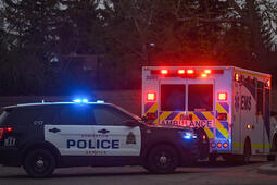 Edmonton police and ambulance, Alberta Canada