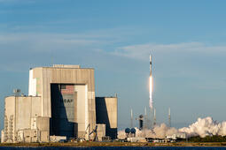 A launch emerges at Cape Canaveral Space Force Station