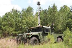 humvee with VAMPIRE is a self-contained precision guided weapon system