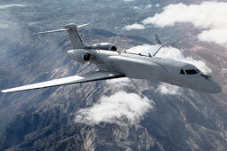 Artist rendering of the Italian Air Force Electronic Attack aircraft