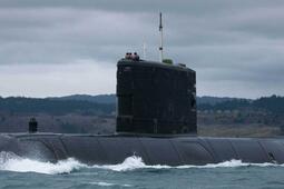 submarine at sea