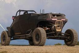 Diamondback vehicle in sand