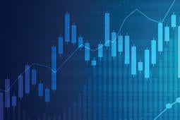 Background graphic of stocks