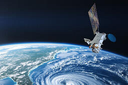 Concept of the L3Harris next-generation imager for NOAA’s GeoXO satellite system capturing real-time detail of severe storms across the Western Hemisphere. Thumbnail image.