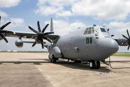 C-130 on tarmac