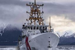 Coast Guard at sea