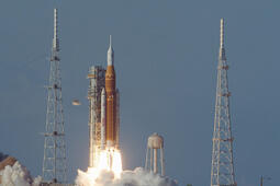 Artemis II launches from earth