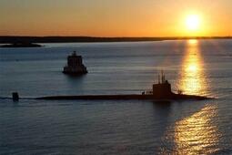Virginia-class sub at sea