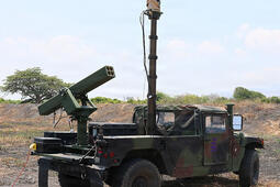 A U.S. Army VAMPIRE system, assigned to Bravo Battery, 1st Battalion, 51st Air Defense Artillery Regiment, 7th Infantry Division/Multi-Domain Command – Pacific at Exercise Balikatan 2026