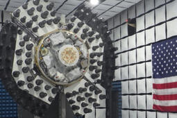 Navigation Technology Satellite - 3 (NTS-3) SV in chamber in Palm Bay, Florida prior to shipment