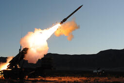 PAC-3 fires from launcher