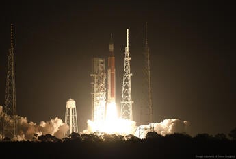 ARTEMIS I Launch at 1:45 AM from Cape Canaveral FL