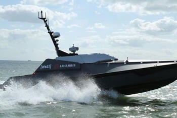 WESCAM MX-15MS on an autonomous boat