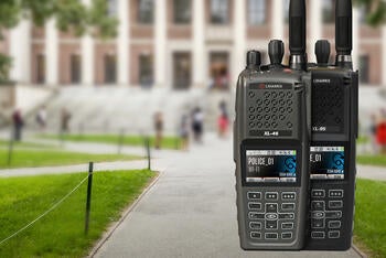 XL Connect™ Series radios with school in background