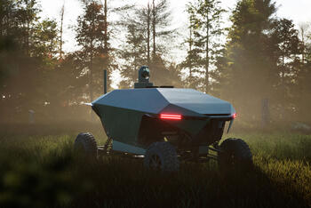 Diamondback™ Vehicle Rendering, Day Angle