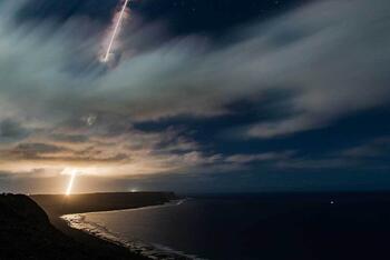 A Standard Missile-3 Block IIA is fired from a Vertical Launching System on Andersen Air Force Base, Guam as part of Flight Experiment Mission-02. Photo credit: Missile Defense Agency