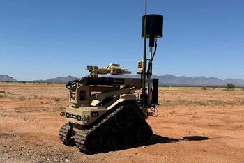 L3Harris T7 robot in the field