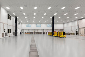 Interior of facility