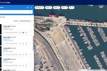 An image of Valencia, Spain, in the OneAtlas Living Library